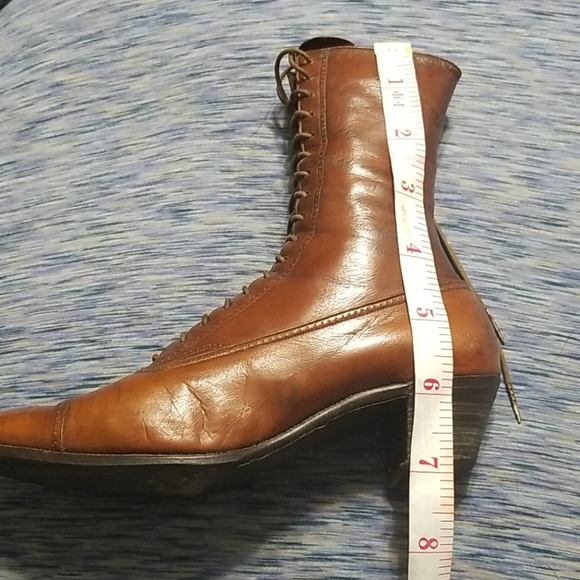 Antique Victorian era lace up boots. Early 1900s - Picture 12 of 12